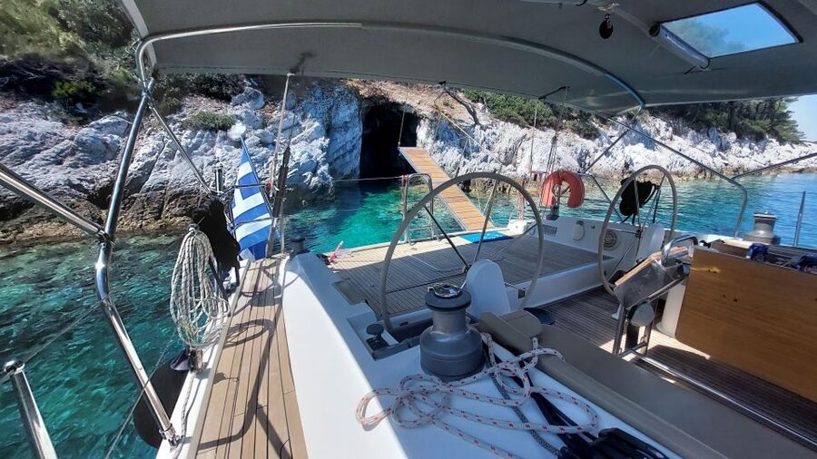 Skiathos: Full-Day Sailing Cruise with Lunch - What the yacht includes on a seven-hour day
