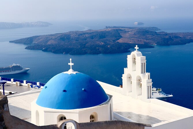 Skip Gondola Private Tour : Cruise Port pick up included - The Heart of Santorini and the volcanic coast