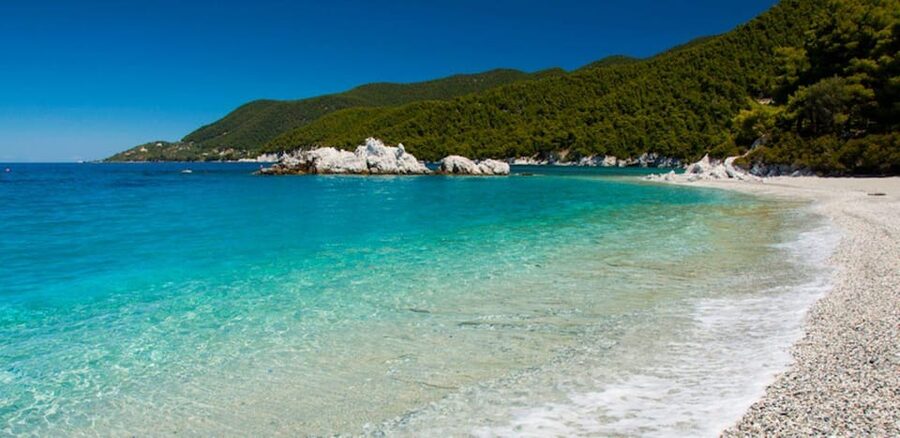 Skopelos: Mamma Mia Experience - The Three Trees and the return to town