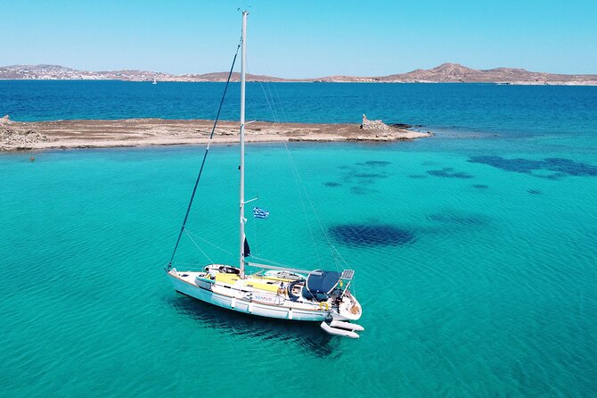 Small group,pass by Delos,swim in Rhenia,snap LVenice, free trans - Why this five-hour sail works so well in Mykonos