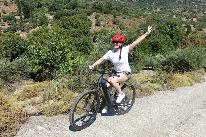 Small Villages and Cretan Nature. E-Bike tour - Entering Skotino Cave, also known as St. Paraskevi