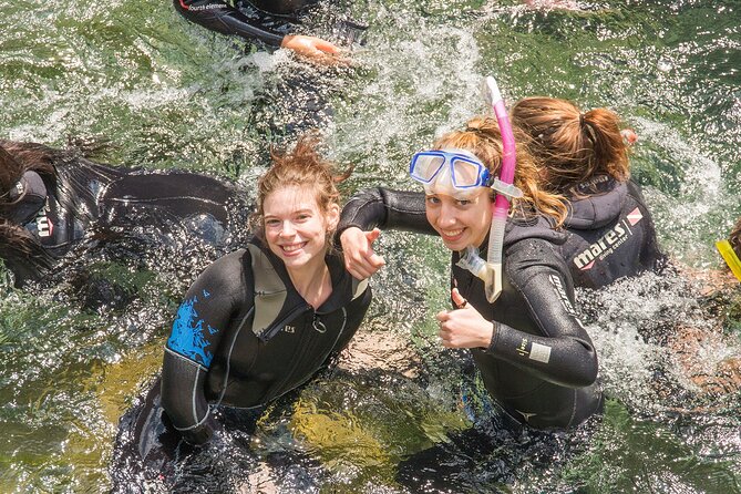Snorkeling Trip to Kourtaliotiko Gorge Waterfalls, Plakias, Crete - Wetsuits, spring water, and the natural lagoon