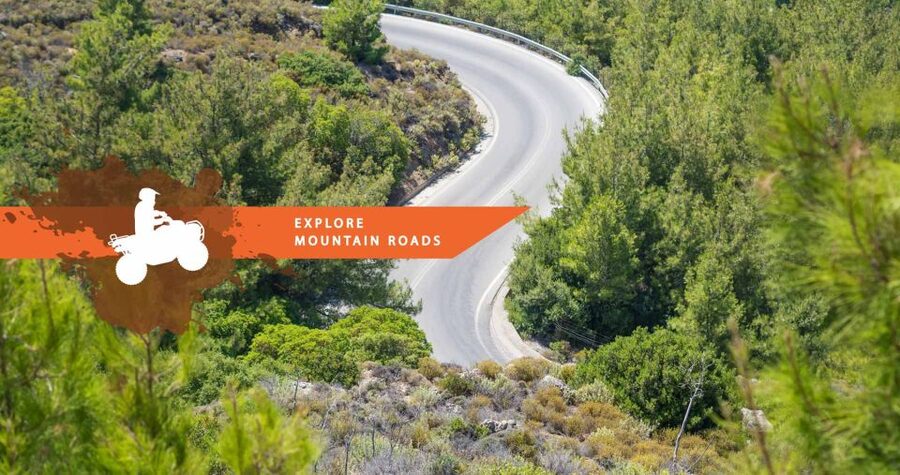 South Rhodes: ATV Quad Guided Tour 2 or 1 person on 1 Quad - Why this ATV route works so well in South Rhodes