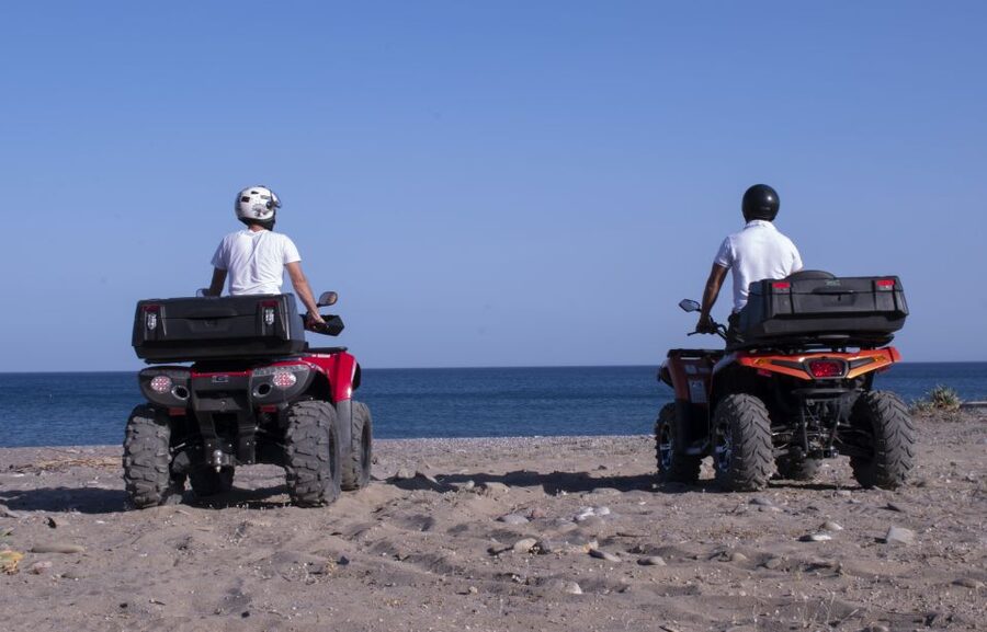 South Rhodes: ATV Quad Guided Tour 2 or 1 person on 1 Quad - Pickup from South Rhodes resorts