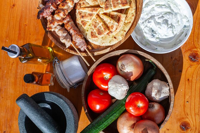 Souvlaki Cooking Class with Locals – Transfer Included - Arriving at a Mykonian home