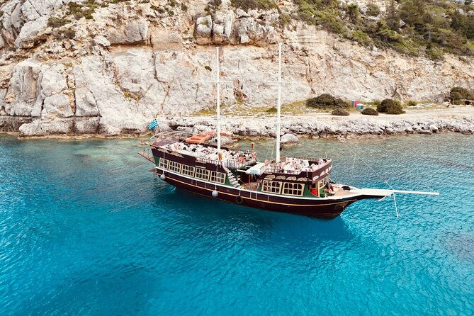 Sun & Sea 6 Hour All Inclusive Swimming Cruise with Greek BBQ & Unlimited Drinks - Anthony Quinn Bay and its movie connection