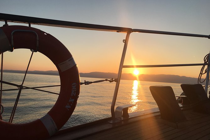Sunset South Coast Sail Cruise with lunch,drinks, optional transfer - Leaving from Agios Ioannis at about 4:30 pm