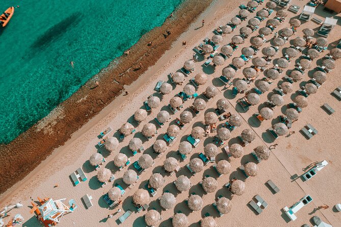 Super Paradise Beach Mykonos Seaside Sunbed (3rd & 4th row) - Finding Thalas Tavern instead of the wrong beach club
