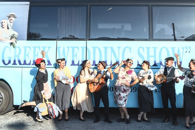 The Greek Wedding Show - Santorini - Entering the family home at The White Door Theatro