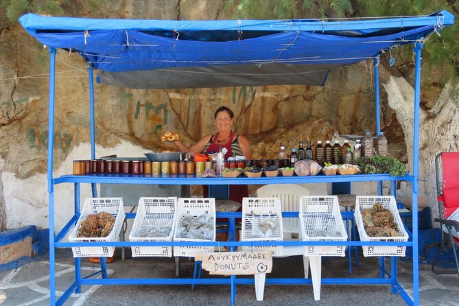 The Santa Maria 3 Island Cruise in the Aegean w/ Free Audio Guide - Vathy gives the day its local flavor