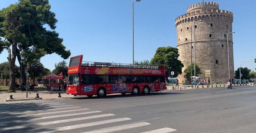 Thessaloniki: City Sightseeing Hop-On Hop-Off Bus Tour - Agia Sofia and the temporary stop change