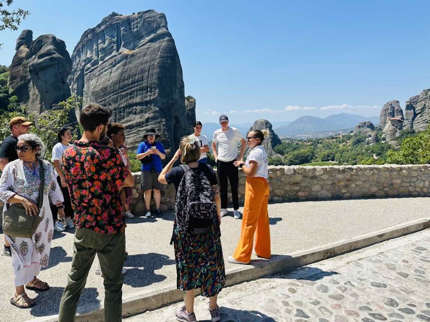 Thessaloniki : Meteora Full-Day Bus Trip with Local Guide - Entering three monasteries