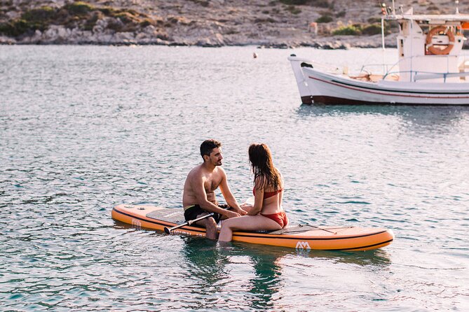 Three Greek Islands Full-Day Private Luxury Boat Tour - Two hours at Galazia Nera, or Blue Bay