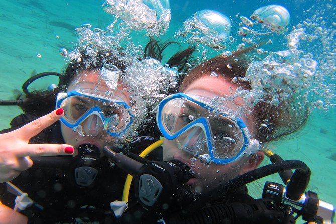 Try a DIVE, discover scuba diving in Mykonos - A first underwater lesson at Lia Beach