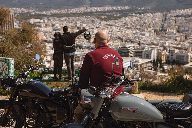 VIP 90" Private Sidecar Tour of Athens Acropolis & Lycabetus - Mount Lycabettus: Athens from 277 meters up