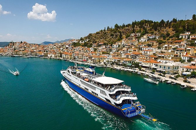 VIP Day Cruise from Athens to Hydra, Poros and Aegina - Poros in one hour: a quick climb to the clock tower