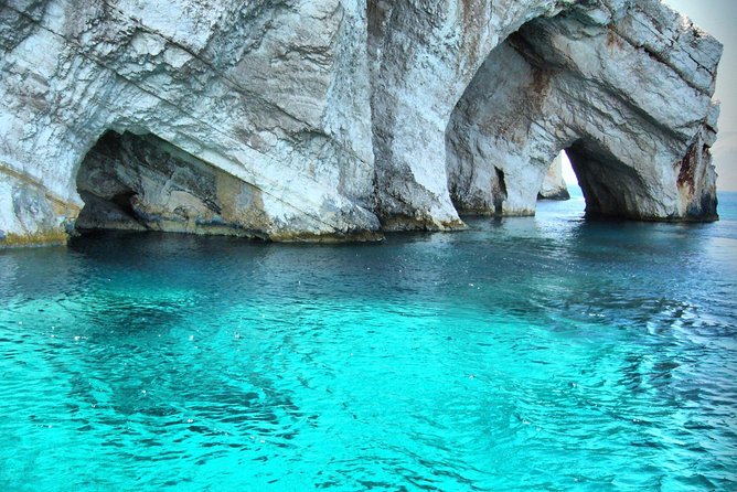 VIP Full Day Tour Shipwreck Blue Caves and top view - Swimming beside the Blue Caves