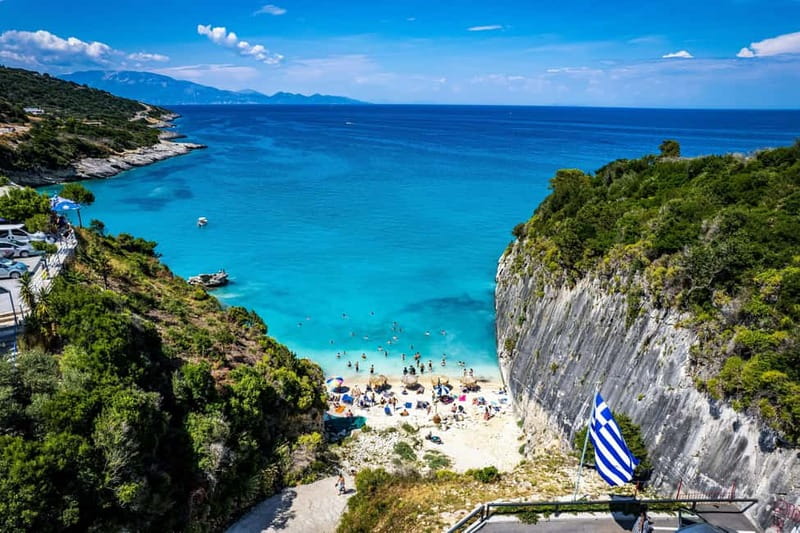 Zakinthos: Shipwreck Beach and Blue Caves Land and Sea Tour - Xigia Sulfur Beach is a quick natural spa