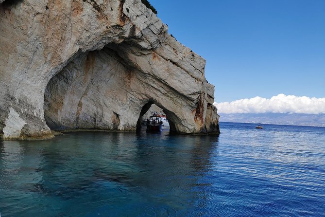 Zakynthos All Day Tour Shipwreck beach, view point-Blue Caves - Porto Vromi begins the boat portion