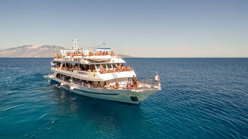 Zakynthos: Cruise to Navagio Shipwreck with swimming stops - Seeing Navagio Shipwreck from the sea