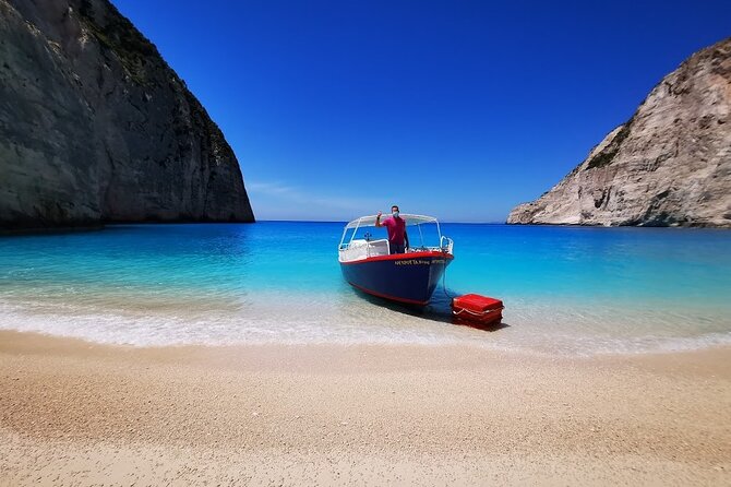 Zakynthos Early Morning Small Group Tour Shipwreck & Blue Caves - Sfogio Beach and the value of real swim time