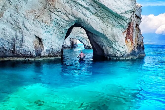 Zakynthos Half day tour Shipwreck beach Blue Caves by small boat - The road north from Zakynthos Town