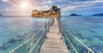 Marathonisi, Cameo Island and Keri Caves Tour