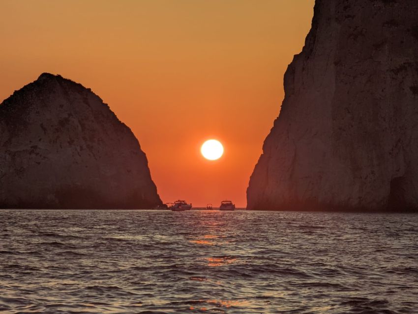 Zakynthos: Mizithres Sunset Cruise with Swimming & Turtles - Capo Marathia and the quieter coves