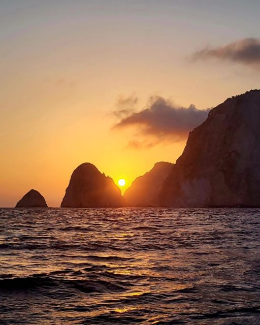 Zakynthos: Mizithres Sunset Cruise with Swimming & Turtles - Leaving Agios Sostis Harbor for the western coast