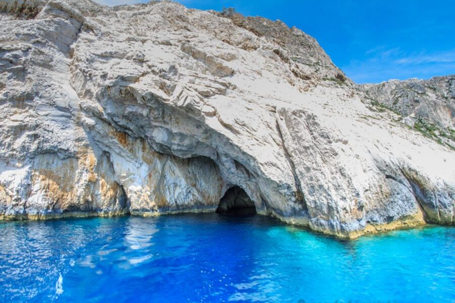 Zakynthos: Navagio Shipwreck Full-Day Cruise - Skinari, the lighthouse, and the Ionian horizon