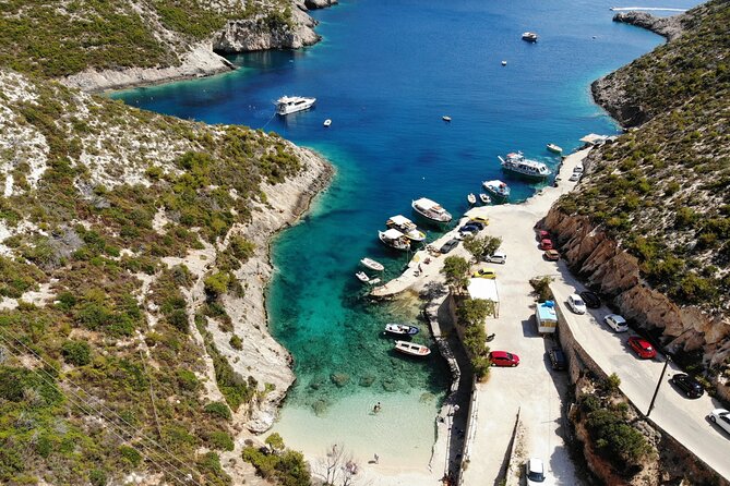Zakynthos Shipwreck Beach with Blue Caves Land and Sea Tour - Lunch at Sun-set Taverna