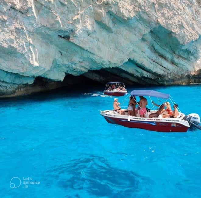 Zakynthos: Shipwreck & Caves Private Boat Tour with Skipper - Maravegias Cave and the smaller sea caves