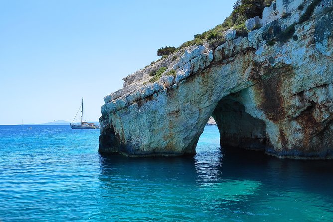 Zakynthos Small Group Tour Shipwreck and Blue Caves Land & Sea - Porto Vromi begins the sea portion