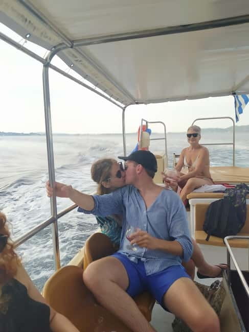 Zakynthos: Sunset Cruise to Myzithres with Wine - Myzithres and the final swim