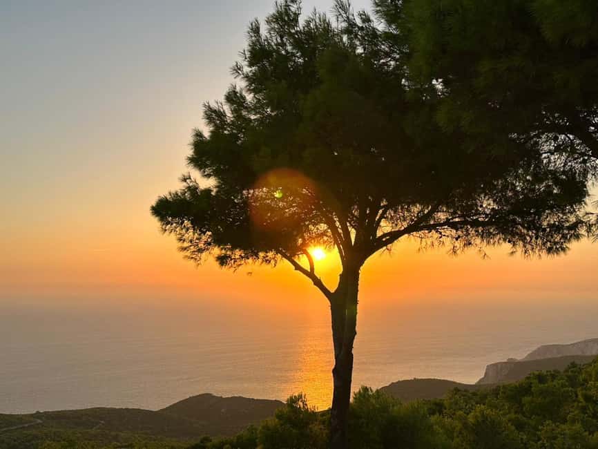Zakynthos: Sunset Tour to Agalas Caves & Myzithres Viewpoint - Damianos Cave and the rocky approach