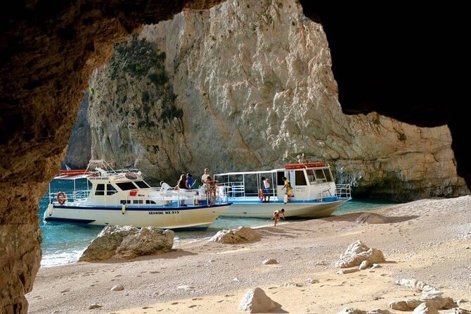 Zakynthos West Coast Tour and Navagio Bay - Hidden Treasure Cave and the first swim