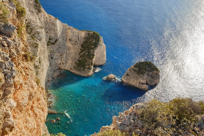 Zakynthos West Coast Tour and Navagio Bay - Sea caves, Sfogio Beach, and White Beach