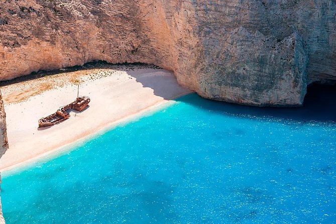 Zante Cruise to Blue Caves & Shipwreck Beach Photo stop - Seeing the Blue Caves from the water