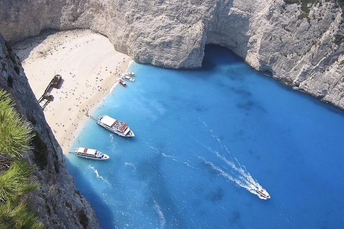 Zante Cruise to Blue Caves & Shipwreck Beach Photo stop - The last swim at Mouda Beach